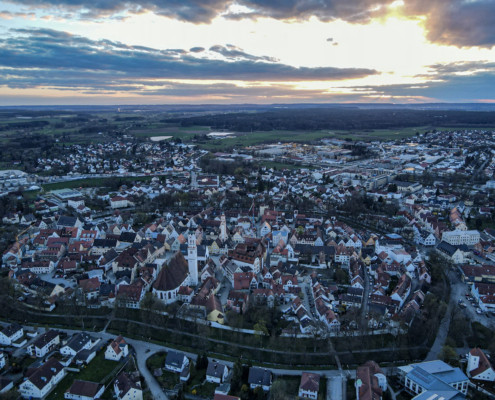 Luftaufnahme von Schrobenhausen