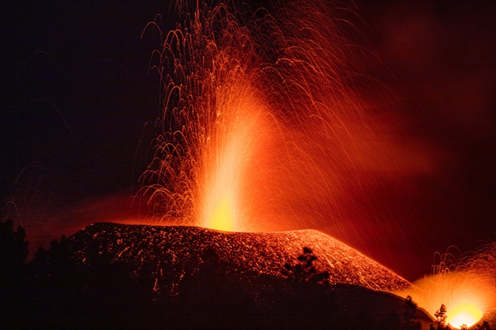 Exkursion Kanaren: Tajogaite Lavafontäne Exkursion Kanaren: Tajogaite Lavafontäne