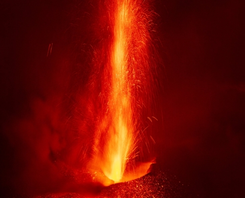 Exkursion Kanaren: Lavafontäne Cumbre Vieja