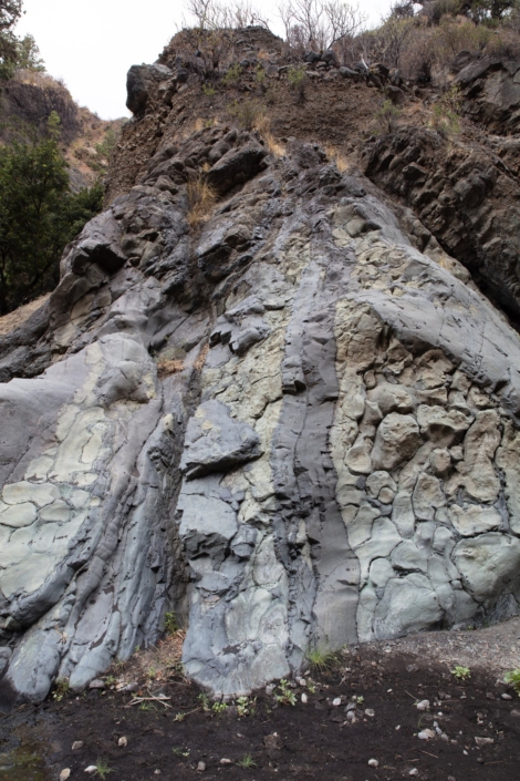 Exkursion Kanaren: Dyke Barranco de las Angustias Exkursion Kanaren: Dyke Barranco de las Angustias