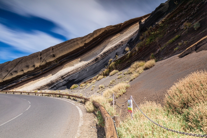 Exkursion Kanaren: Straßenaufschluss Teneriffa Exkursion Kanaren: Straßenaufschluss Teneriffa