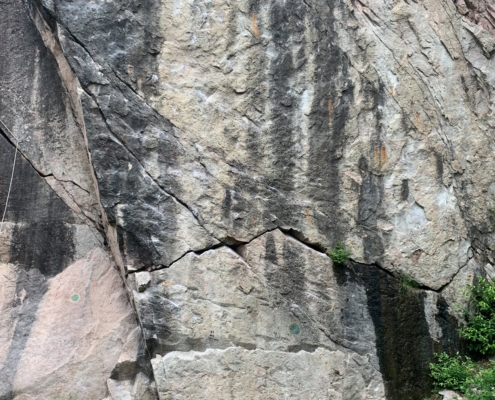 Exkursion Südtirol: Granit Kletterwand Predazzo