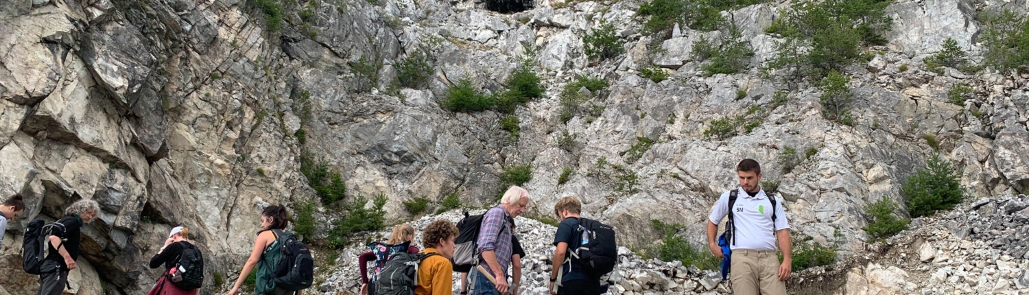 Exkursion Südtirol: Marmorsteinbruch Canzocoli Exkursion Südtirol: Marmorsteinbruch Canzocoli